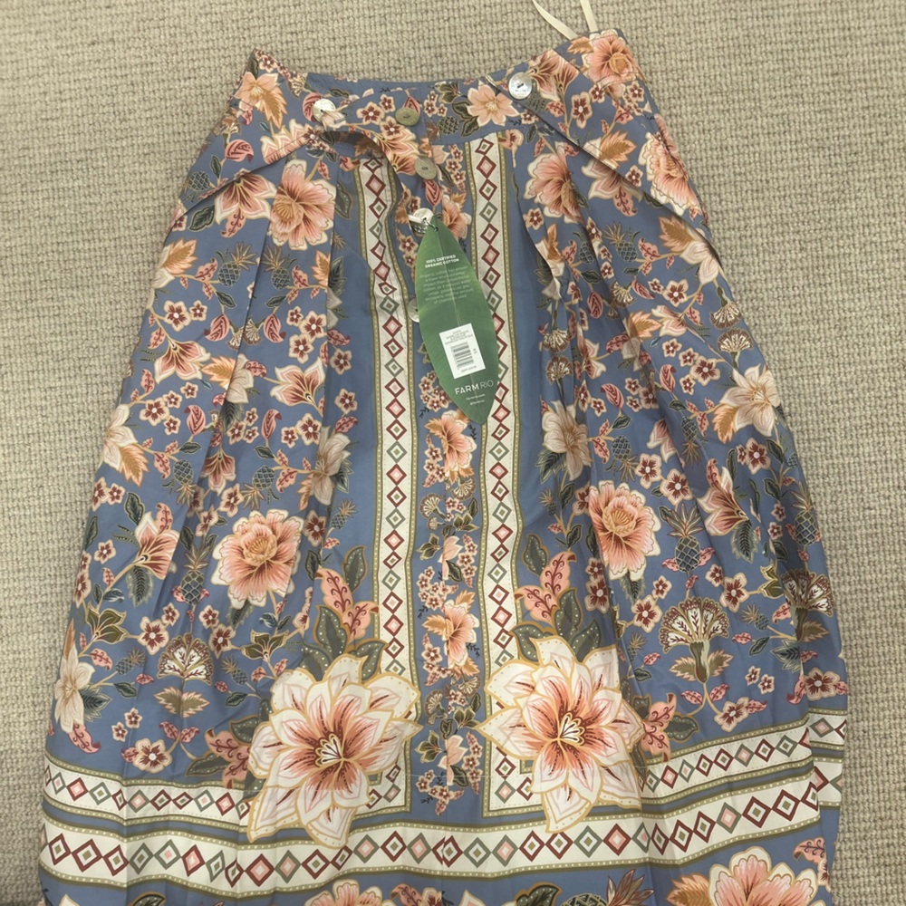 FARM Rio Blue Floral Shirt